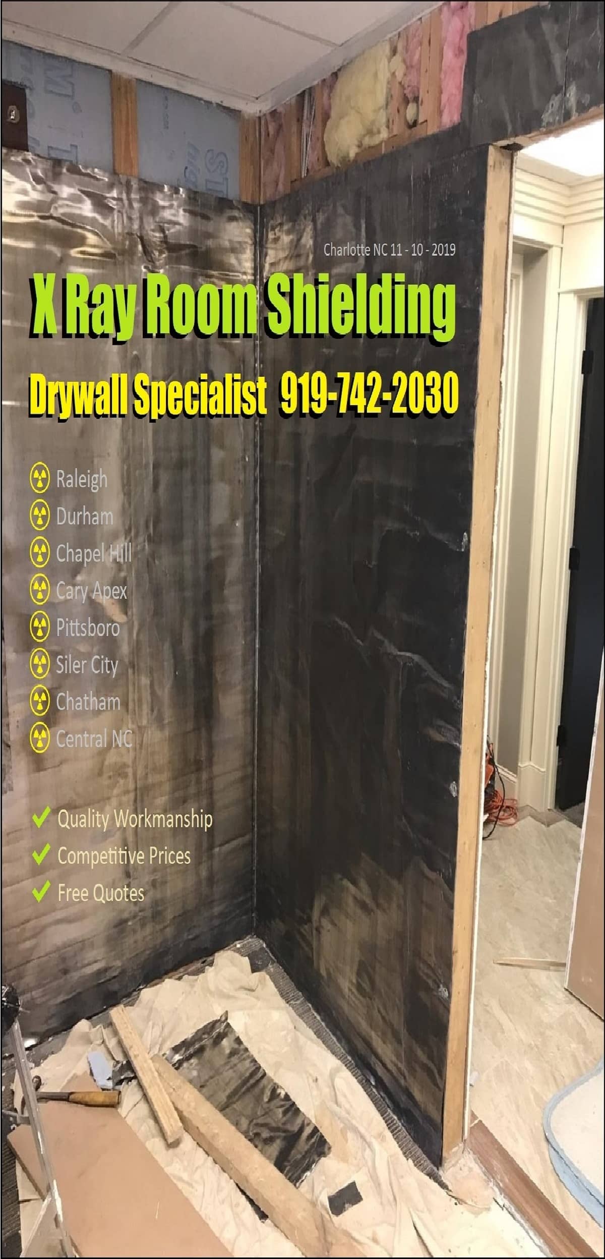NEXTDOOR Wallboard Hanger Finisher Repair And Popcorn Texture Removal Contractor | North Carolina